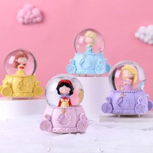 Colezium Sevimli Prenses Tasarımlı Işıklı Mini Kar Küresi