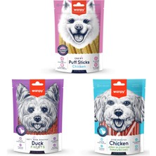 Wanpy Köpek Karışık 3 Lü Ödül Mama Stick Fillet Sandviç