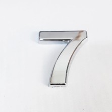 Colezium 7 Rakamı 3,75 cm Krom Yapışkanlı