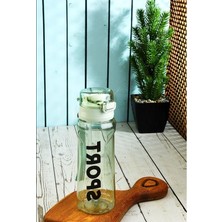 Esranın Dünyası 700 ml Pipetli Su Matarası, Yeşil Renk Seçeneği