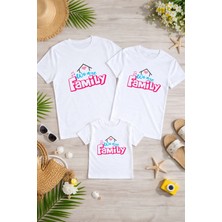 Lorvex Anne Baba Çocuk Kombin Tişört Pamuklu Oversize Aile Kombini T-Shirt (Ürünler Tekli Satılmaktadır)