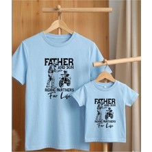 Lorvex Babalar Günü Konsept-Baba Çocuk Kombin Tişört Oversize %100 Pamuk T-Shirt (Kombin Için 2’li Sipariş Verilmelidir)