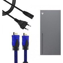 Pop Konsol Xbox Series X Güç Kablosu Hdmi Örgülü Kablo Set Xbox Aksesuar