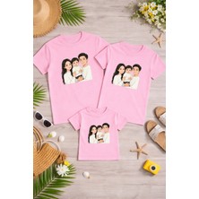 Lorvex Anne Baba Çocuk Kombin Tişört Pamuklu Oversize Aile Kombini T-Shirt (Ürünler Tekli Satılmaktadır)