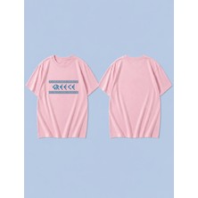 Lorvex T-Shirt Oversize Unisex %100 Pamuk Baskılı Rahat Kalıp Premium Tişört