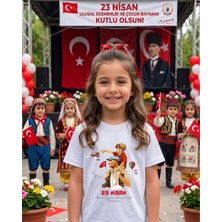 Lorvex 23 Nisan Tema Baskılı Pamuklu Unisex Çocuk-Yetişkin Tshirt Tişört