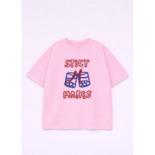 Lorvex T-Shirt Oversize Unısex %100 Pamuklu Rahat Kalıp Baskılı Tişört