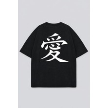 Lorvex T-Shirt Oversize Unisex %100 Pamuk Baskılı Rahat Kalıp Şık Premium Tişört