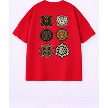 Lorvex T-Shirt Oversize Unisex %100 Pamuk Baskılı Rahat Kalıp Şık Premium Tişört
