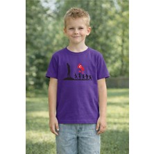 Lorvex Çocuk T-Shirt 23 Nisan Egemenlik ve Çocuk Bayramı Tişört Unisex %100 Pamuk Baskılı Rahat Kalıp