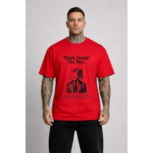 Lorvex Dijital Baskılı Oversize Yetişkin %100 Pamuklu Kaliteli Tshirt Tişört