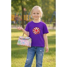 Lorvex Çocuk T-Shirt 23 Nisan Egemenlik ve Çocuk Bayramı Tişört Unisex %100 Pamuk Baskılı Rahat Kalıp