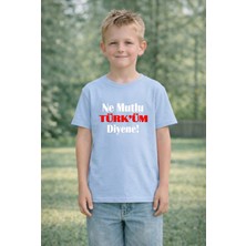 Lorvex 23 Nisan Çocuk Tişört Unısex (Kız-Erkek) %100 Pamuk Baskılı Rahat Kalıp Günlük Bayram T-Shirt