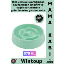 Wintoup #mamakabı Hızlı Yeme Önleyici Kedi Köpek Sağlık Dostu Kaliteli Plastik Yavaş Mama Yeme Kabı 375 ml