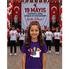 Lorvex 19 Mayıs Atatürk Gençlik Bayramı Tişört %100 Pamuk Oversize Unisex Baskılı Rahat Kalıp