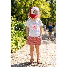 Lorvex %100 Pamuklu Unisex Oversize T-Shirt Çocuklara Uygun Baskılı Tişört