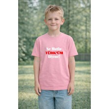 Lorvex 23 Nisan Çocuk Tişört Unısex (Kız-Erkek) %100 Pamuk Baskılı Rahat Kalıp Günlük Bayram T-Shirt