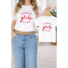 Lorvex Tişört Anne Kız Çocuk Kombin Oversize – Anne & Çocuk Twin Baskılı T-Shirt