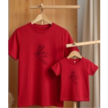 Lorvex Babalar Günü Konsept-Baba Çocuk Kombin Tişört Oversize %100 Pamuk T-Shirt (Kombin Için 2’li Sipariş Verilmelidir)