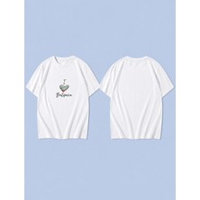 Lorvex T-Shirt Oversize Unisex %100 Pamuk Baskılı Rahat Kalıp Premium Tişört