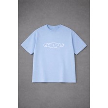 Lorvex T-Shirt Unısex Oversize Rahat Kalıp Chaoss Baskılı Premium Tişört