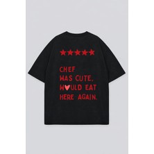 Lorvex Unisex Oversize Tişört %100 Pamuklu Baskılı T-Shirt Rahat Kalıp Günlük Şık Kombin