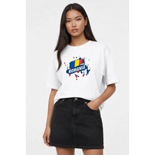 Lorvex T-Shirt Oversize Unisex %100 Pamuk Baskılı Rahat Kalıp Premium Tişört