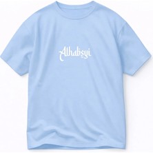 Lorvex Arapça Yazı Baskılı Tişört / T-Shirt Oversize Unısex %100 Pamuklu Rahat Kalıp