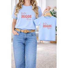 Lorvex Tişört Anne Kız Çocuk Kombin Oversize – Anne & Çocuk Twin Baskılı T-Shirt