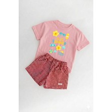 Lorvex %100 Pamuklu Unisex Oversize T-Shirt Çocuklara Uygun Baskılı Tişört
