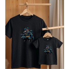 Lorvex Babalar Günü Konsept-Baba Çocuk Kombin Tişört Oversize %100 Pamuk T-Shirt (Kombin Için 2’li Sipariş Verilmelidir)