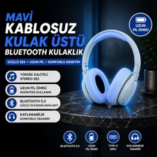Karleader Hafif Tasarımlı Kablosuz Kulak Üstü Bluetooth Kulaklık