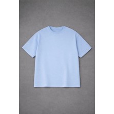 Lorvex T-Shirt Oversize Unısex %100 Pamuklu Rahat Kalıp Baskısız Tişört
