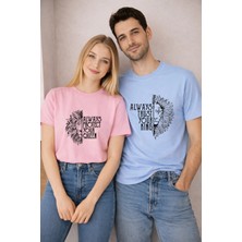 Lorvex 14 Şubat Çift Kombini T-Shirt Valentine’s Day Sevgililer Günü 2’li Unisex Always Yours Baskılı
