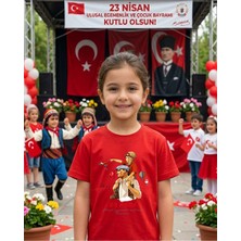 Lorvex 23 Nisan Tema Baskılı Pamuklu Unisex Çocuk-Yetişkin Tshirt Tişört