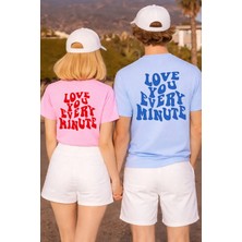 Lorvex Tişört Valentine’s Day (Sevgililer Günü) 14 Şubat Çift Kombini T-Shirt 2’li Love You Baskılı