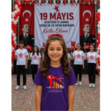 Lorvex 19 Mayıs Atatürk Gençlik Bayramı Tişört %100 Pamuk Oversize Unisex Baskılı Rahat Kalıp