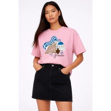 Lorvex T-Shirt Oversize Unisex %100 Pamuk Baskılı Rahat Kalıp Premium Tişört