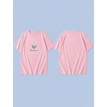 Lorvex T-Shirt Oversize Unisex %100 Pamuk Baskılı Rahat Kalıp Premium Tişört