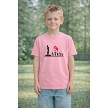 Lorvex Çocuk T-Shirt 23 Nisan Egemenlik ve Çocuk Bayramı Tişört Unisex %100 Pamuk Baskılı Rahat Kalıp