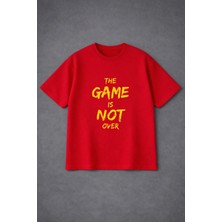 Lorvex Oversize T-Shirt Rahat Kalıp Game Is Not Baskılı