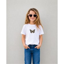 Lorvex Kız Çocuk Tişört %100 Pamuklu Baskılı Rahat Kalıp Yazlık T-Shirt