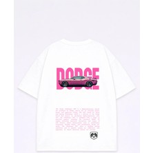 Lorvex Unisex Oversize Tişört %100 Pamuklu Baskılı T-Shirt Rahat Kalıp Günlük Şık Kombin