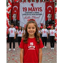 Lorvex 19 Mayıs Atatürk Gençlik Bayramı Tişört %100 Pamuk Oversize Unisex Baskılı Rahat Kalıp