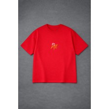 Lorvex Unısex Tişört Oversize Rahat Kalıp It'z Me Baskılı Premium T-Shirt %100 Pamuklu