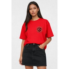 Lorvex Baskılı Türklük Temalı Çocuk-Yetişkin Pamuklu Tshirt Tişört