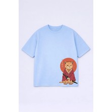 Lorvex T-Shirt Oversize Unisex %100 Pamuk Baskılı Rahat Kalıp Şık Premium Tişört