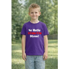 Lorvex 23 Nisan Çocuk Tişört Unısex (Kız-Erkek) %100 Pamuk Baskılı Rahat Kalıp Günlük Bayram T-Shirt