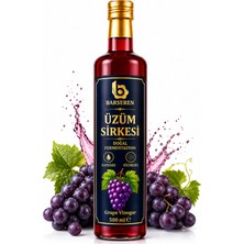 Barseren Doğal Üzüm Sirkesi 500 ml Katkısız Doğal Fermantasyon