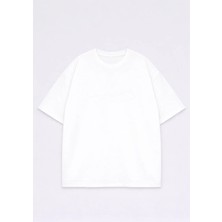 Lorvex T-Shirt Oversize Unısex %100 Pamuklu Rahat Kalıp Baskılı Tişört